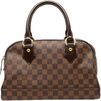 Louis Vuitton Pre-owned Duomo - Dames - Vintage Handtas - Bruin - ONE Size - Leer - Vintage