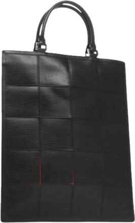 Louis Vuitton Pre-owned Tote Bags, female, Black, Size: ONE SIZE Pre-owned Epi stretch silver fizz handbag