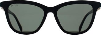 Gucci Cat Eye Womens Black Grey GG2032S - One Size