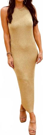 A.L.C. Womens Ashley Dress In Bright Gold