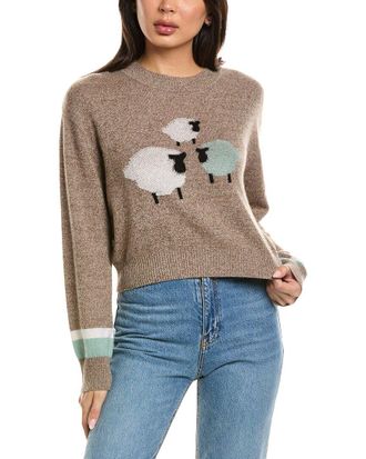 Brodie Herdwick Crewneck Cashmere Sweater