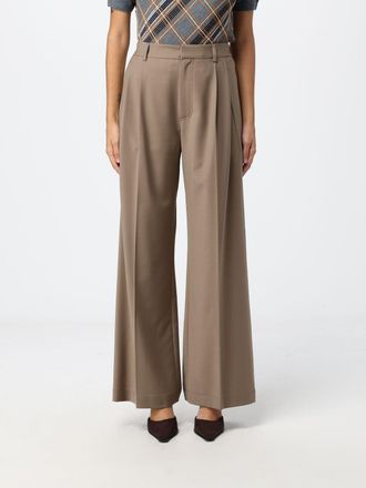 Tela Pantaloni sartoriali a gamba dritta in cady con pince