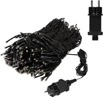 ECD Germany Cadena de luces forma árbol de navidad blanco cálido 360 LEDs 800cm