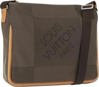 Louis Vuitton Pre-owned Cross Body Bags, female, Brown, Size: ONE SIZE Pre-owned Vintage Canvas Crossbody Bag
