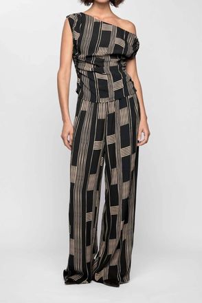 Staple the Label Marina Drawstring Pant In Black/white