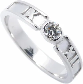 Tiffany & Co. Atlas White Gold (18K) Band Ring (Pre-Owned)