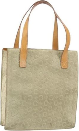 Celine Pre-owned Vintage Suede Tote - Dames - Vintage Shopper - Beige - ONE Size - Su&egrave;de - Vintage