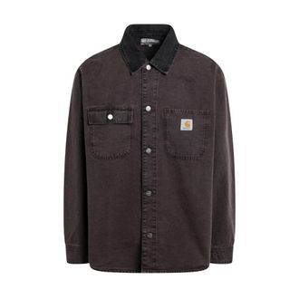 Carhartt Work in Progress Carhartt Wip, Denim Jackets, male, Black, Size: XL Carhartt WIP Coats