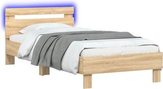 vidaXL Estructura De Cama Roble Sonoma 80 X 200 Cm Vidaxl