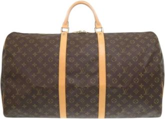 Louis Vuitton Pre-owned Weekend Bags, male, Brown, Size: ONE SIZE Pre-owned Boston bag