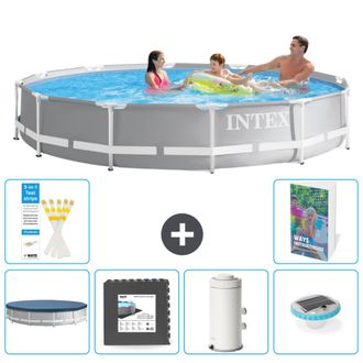 Intex Piscina Prism Frame Redonda - 366x76 Cm - 7-piezas S138