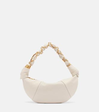 Saint Laurent Amalia Mini leather top-handle bag