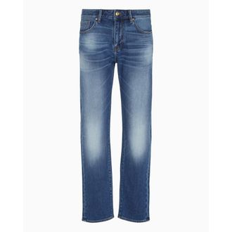 A|X Armani Exchange Mens Indigo Straight-Fit Jeans, Size 36