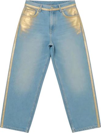 Marc Ellis Slim Fit Jeans - Dames - Loose Fit Jeans - Blauw - 2XL - Denim - Jeans