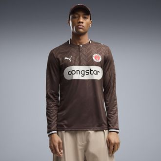 Puma Maglia Home a maniche lunghe FC St. Pauli 26/27 da uomo, Accessori, Marrone, 3XL