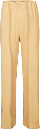 Forte_Forte Textured Fabric Elastic Waist Wide-Leg Pants