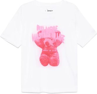 Izzue graphic-print T-shirt - women - Cotton - M - White