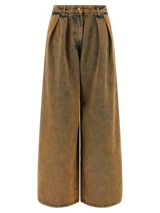 Alanui Cotton Jeans Womens blue