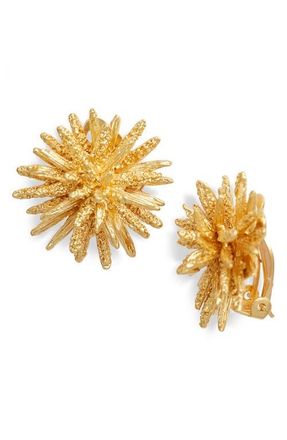 Karine Sultan Statement Clip-On Earrings in Gold at Nordstrom