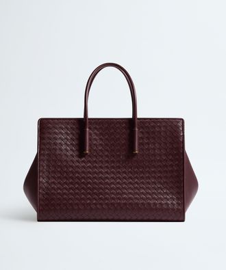 Bottega Veneta Barbara Tote - Bordeaux - Woman - 100% Lambskin