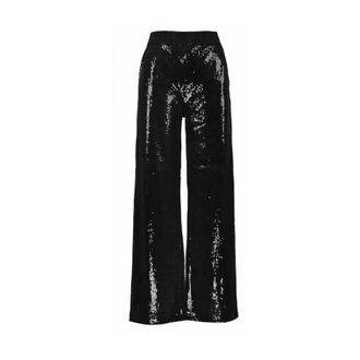 Buena Vista Wijde Broek - Dames - Broeken - Zwart - Maat: XL Denim