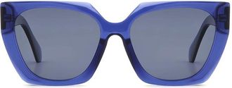 Privé Revaux TROPIC NIGHTS/S Asian Fit Polarized 141/M9 Womens Sunglasses Blue Size 56