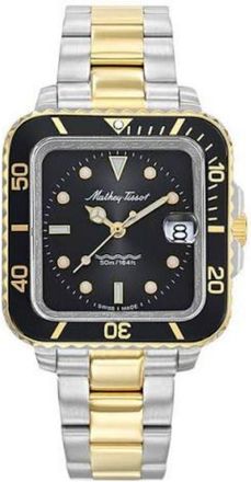 Mathey-Tissot Womens Vintage Black Dial Watch