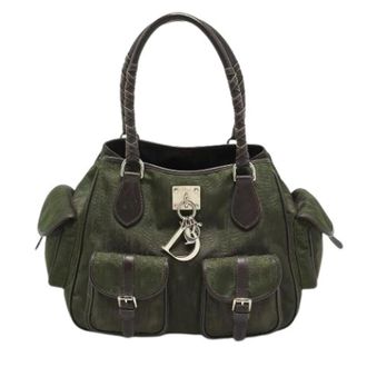 Dior Pre-owned Vintage Handtas - Dames - Pre-owned - Groen - Maat: ONE Size Nylon