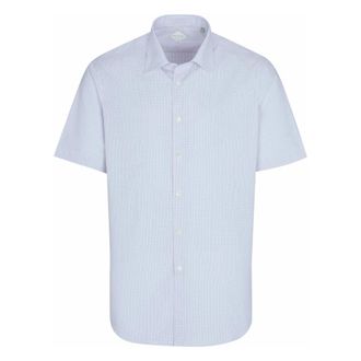 Pal Zileri Klassiek T-shirt met korte mouwen - Heren - Overhemden - Blauw - Maat: 2XL