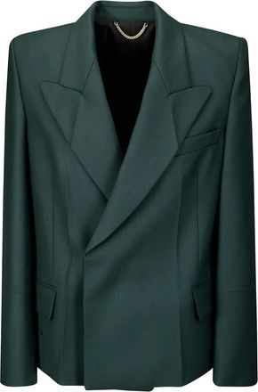 Victoria Beckham Blazer con spalle a punta - Verde