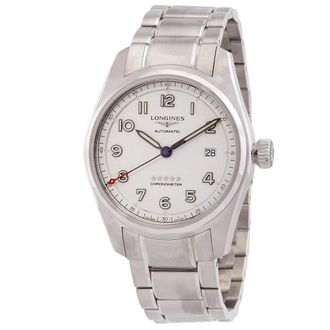 Longines Pre-owned Longines Spirit Automatic Silver Dial Mens Watch L3.810.4.73.6
