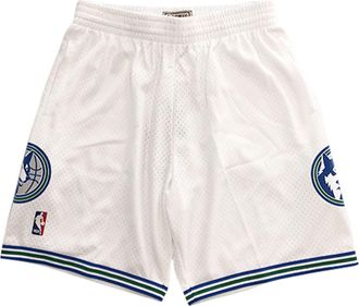 Mitchell & Ness NBA Swingman Shorts Minnesota Timberwolves 1995-96 White SMSHSB19045-MTIWHIT95