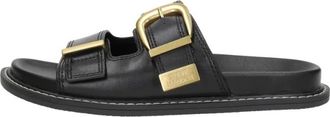 Steve Madden Arch-E Slider - Dames - Sandalen - Zwart - 38 EU - Schoenen