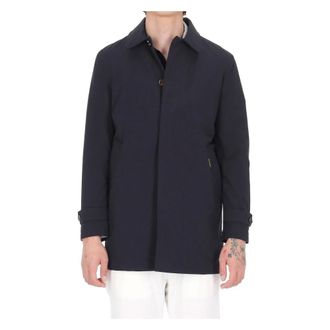 Moorer Light Jackets, male, Blue, Size: 2XL Soprabito in nylon linea Acqua mod. Vittor-Kn