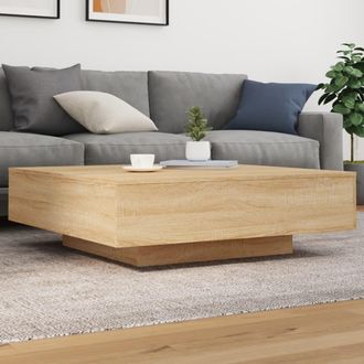 vidaXL Vidaxl - Mesa De Centro Madera De Ingenier&iacute;a Roble Sonoma 100x100x31 Cm