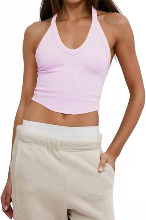 Free People All Clear V-Neck Cami In Ultra Violet