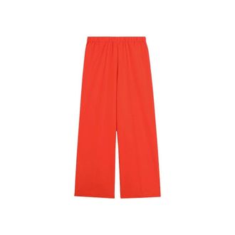 Aspesi Wide Trousers, female, Red, Size: XS Wide Trousers