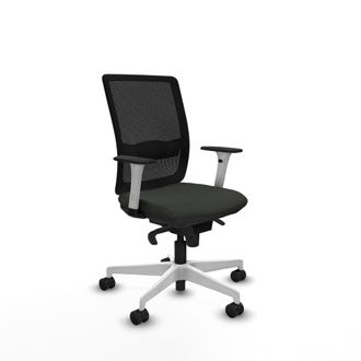 Piqueras y Crespo Silla De Oficina Piqueras Y Crespo Haches Blanco Espuma Alta Densidad