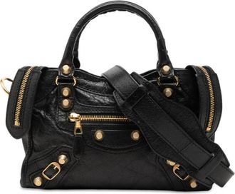 Balenciaga Pre-owned Balenciaga Mini Lambskin Motocross Giant 21 City Satchel Ladies GYOWUWBBTGXAPSU2