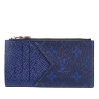 Louis Vuitton Pre-owned Wallets, female, Blue, Size: ONE SIZE Pre-owned Card Holder