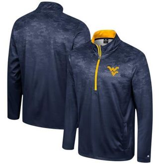 Colosseum Mens Colosseum Navy West Virginia Mountaineers The Machine Half-Zip Jacket at Nordstrom, Size Medium