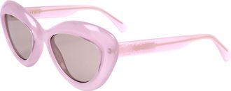 Moschino Womens 55mm Pink Sunglasses
