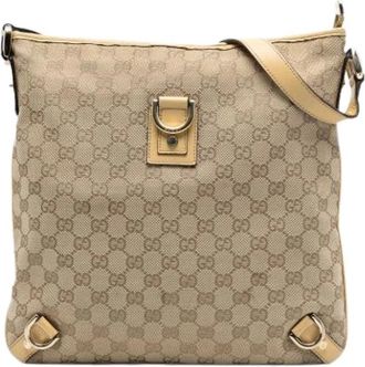 Gucci Pre-owned Cross Body Bags, female, Brown, Size: ONE SIZE Pre-owned The Abbey Crossbody Bag