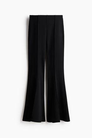 H&M Ausgestellte Hose mit Biesenn&auml;hten - Schwarz