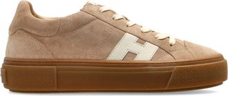 Hogan H705 Su&egrave;de Sneakers - Dames - Sneakers - Beige - 40 EU - Su&egrave;de - Schoenen