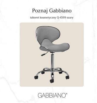 OEM Taburete Cosm&eacute;tico Gabbiano Q-4599 Gris