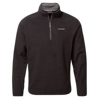 Craghoppers Heren Corey VI Half Zip Fleece Top (Zwart)