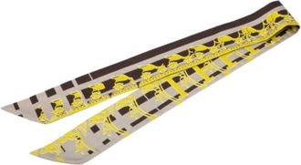 Herm&egrave;s Pre-owned Scarves, female, Multicolor, Size: ONE SIZE Pre-owned Vintage Silk Scarf