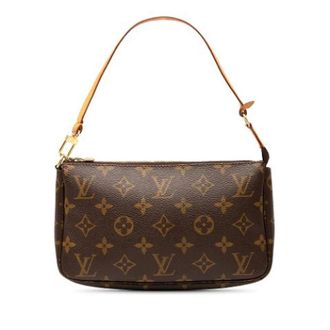 Louis Vuitton Pre-owned Shoulder Bags, female, Brown, Size: ONE SIZE Pre-owned Leather Shoulder Bag