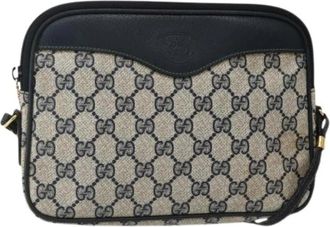 Gucci Pre-owned Vintage Cross Body Bag - Dames - Vintage Schoudertas - Blauw - ONE Size - Vintage
